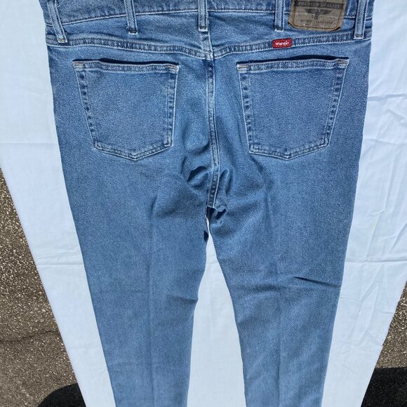 Wrangler Jeans Men's 34x34 Regular Straight Fit / Straight Leg Blue Denim 2 Pair - Picture 3 of 16